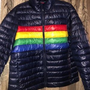 Rainbow Puffer Jacket by Primary